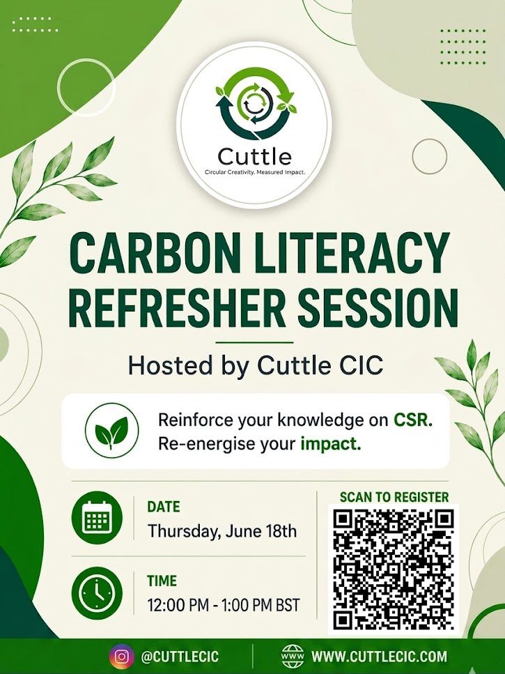 Carbon Literacy Refresher Session flyer